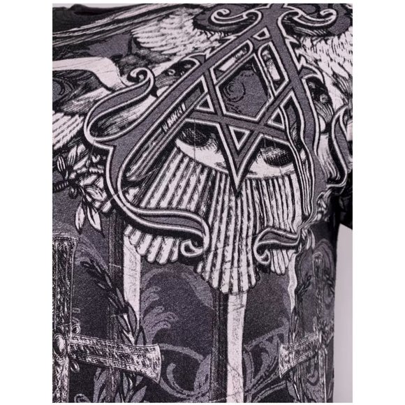 ARCHIAC BY AFFLICTION Men's T-Shirt S/S DAVENTRY - Picture 6 of 7